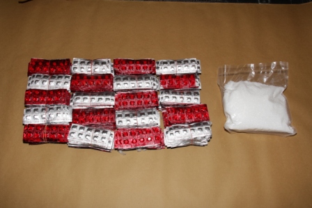 Approximately 1kg of ketamine and 5,000 Erimin-5 pills detected at Woodlands Checkpoint on 17 Jan 2012