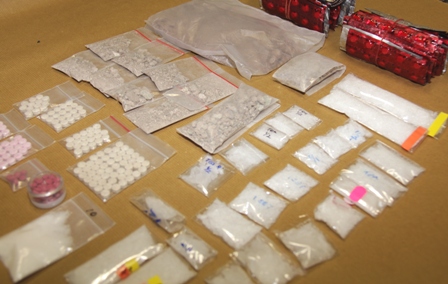 Drugs seized by CNB officers at Outram