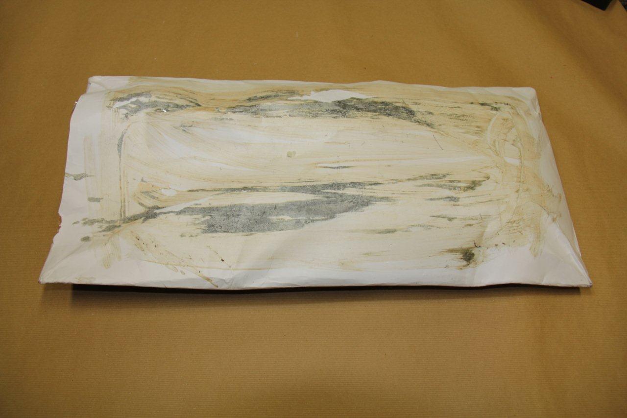 Packet containing 'Ice' seized from the operation on 17 Dec 2012