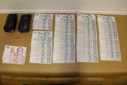 Seizure of drugs and cash from traffickers in Orchard