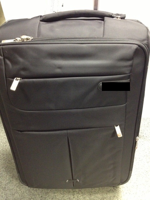 The luggage seized at Changi Airport on 25 October 2013