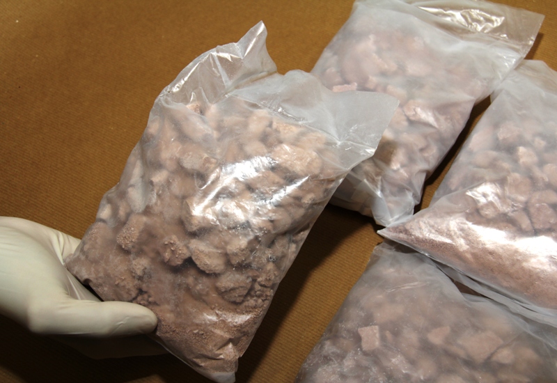 Photo 2: A close-up shot of heroin seized from the operation conducted at Sungei Kadut on 22 April 2013