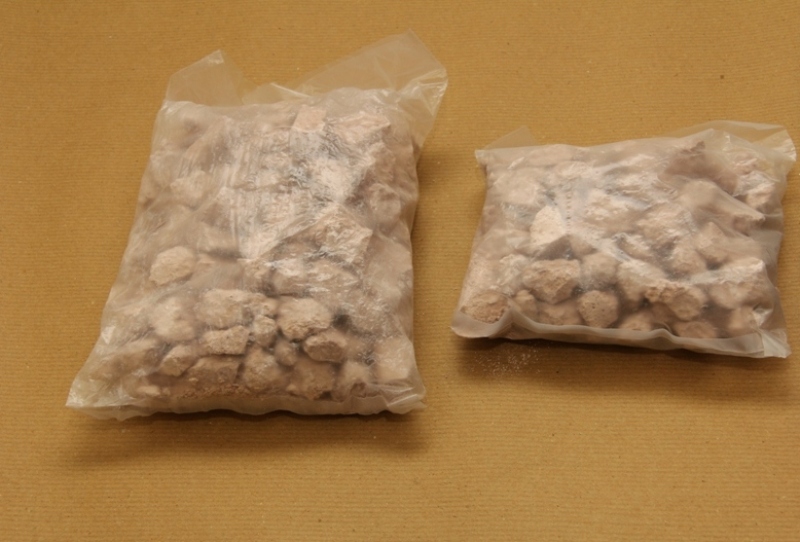 A close-up shot of the heroin seized in Yishun operation A close-up shot of the heroin seized in Yishun operation