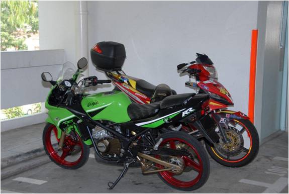 Two motorcycles seized at multi-storey car park