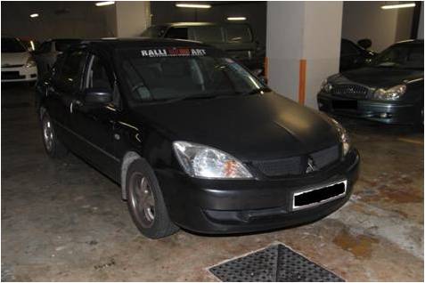 One of the cars seized during the operation on 30 April 2013