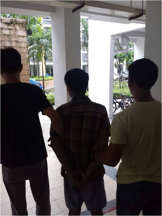A suspected drug offender A suspected drug offender