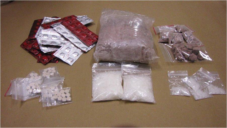 drugs seized on 16 Oct 2014