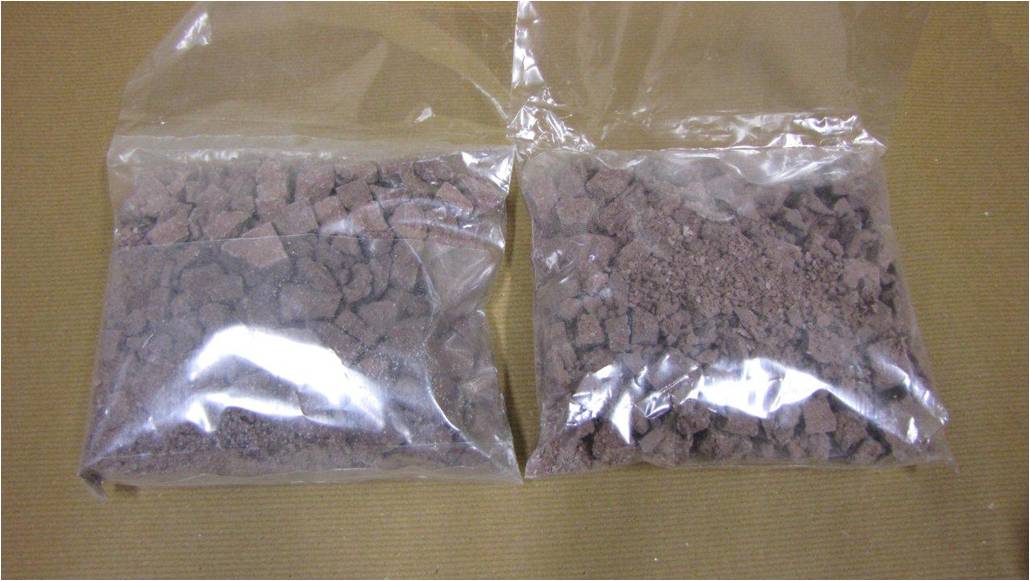 Heroin seized 11 Dec 2014 Heroin seized 11 Dec 2014