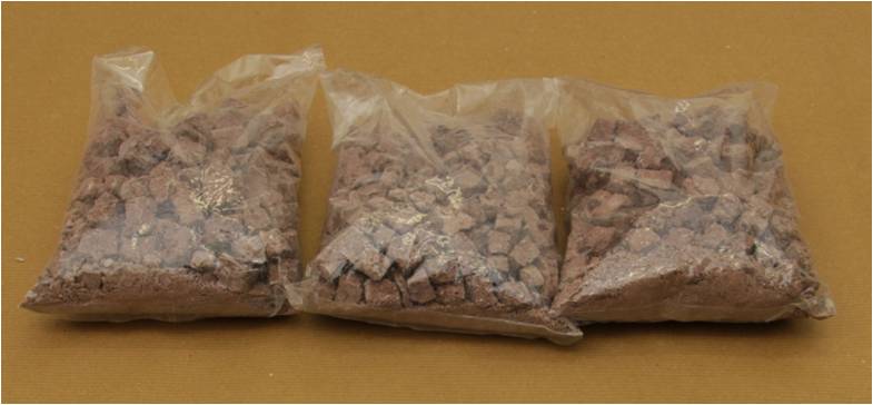 Heroin seized in a CNB operation on 11 September 2014 Heroin seized in a CNB operation on 11 September 2014