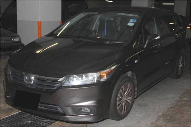 Car driven by 42-year-old male Singaporean.