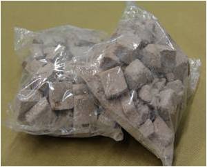 Heroin seized in a CNB operation on 25 January 2014.