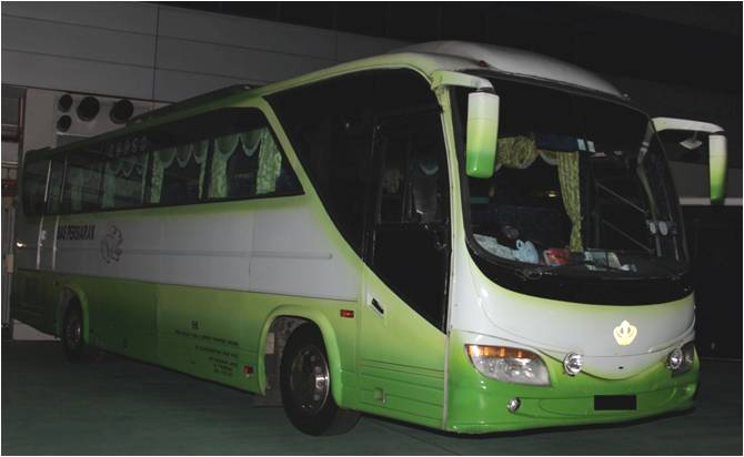 Bus driven by 41-year-old male Malaysian.