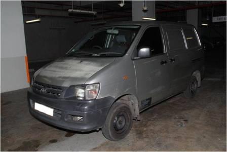Van seized in CNB operation on 10 March 2014.