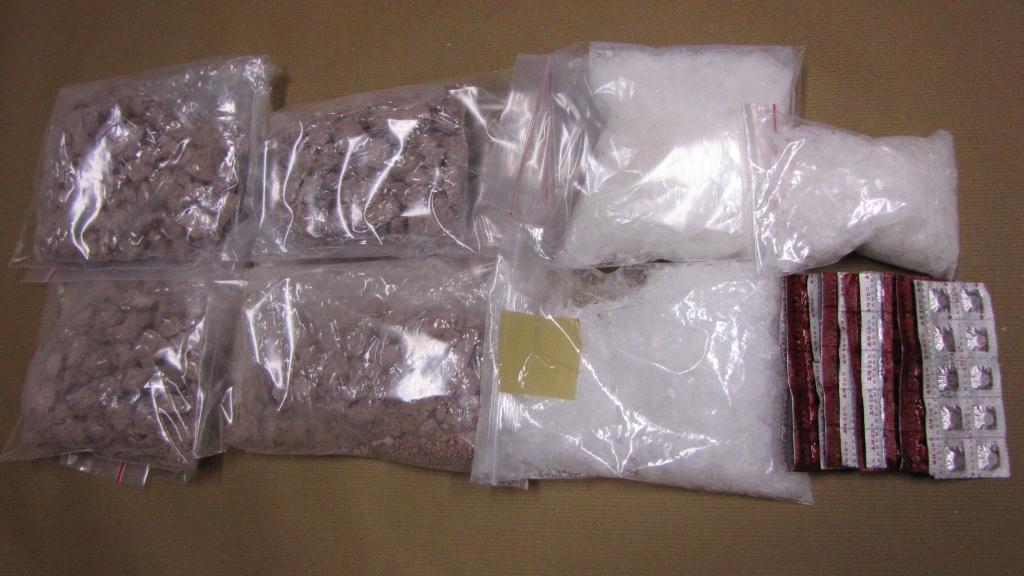 Drugs seized in CNB follow-up operation on 17 Oct 2015.