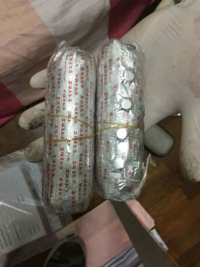Photo 4: Erimin-5 tablets seized from CNB operation on 8 December 2015.