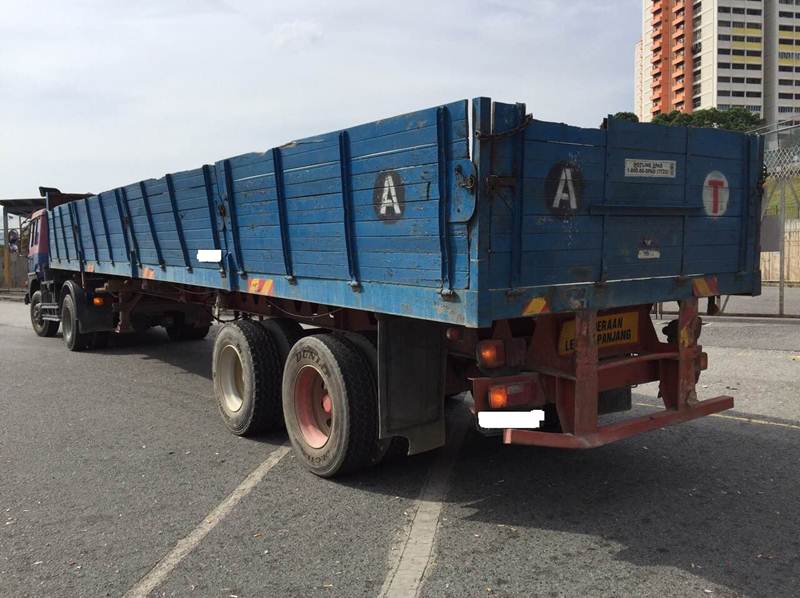 Photo 2: Lorry seized in CNB operation on 9 July 2015