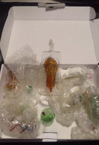 Photo-3: Improvised drug-smoking apparatus recovered from within Segar Road unit on 5 Jan 2016.