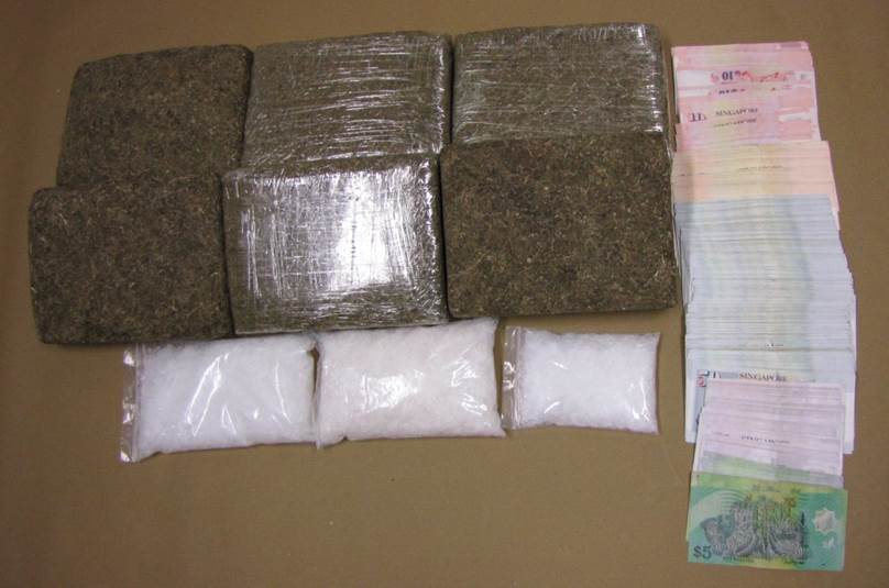 Cannabis and ‘Ice’ seized at Woodlands Checkpoint and in follow-up operation on 14 April