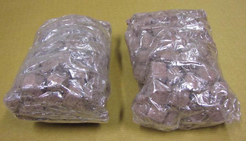 Heroin seized at Woodlands Checkpoint on 7 May 2016