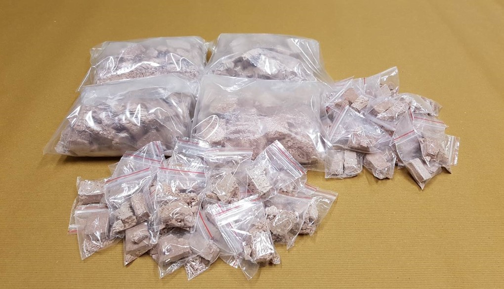Heroin seized from the operation on 22 Jun 2017