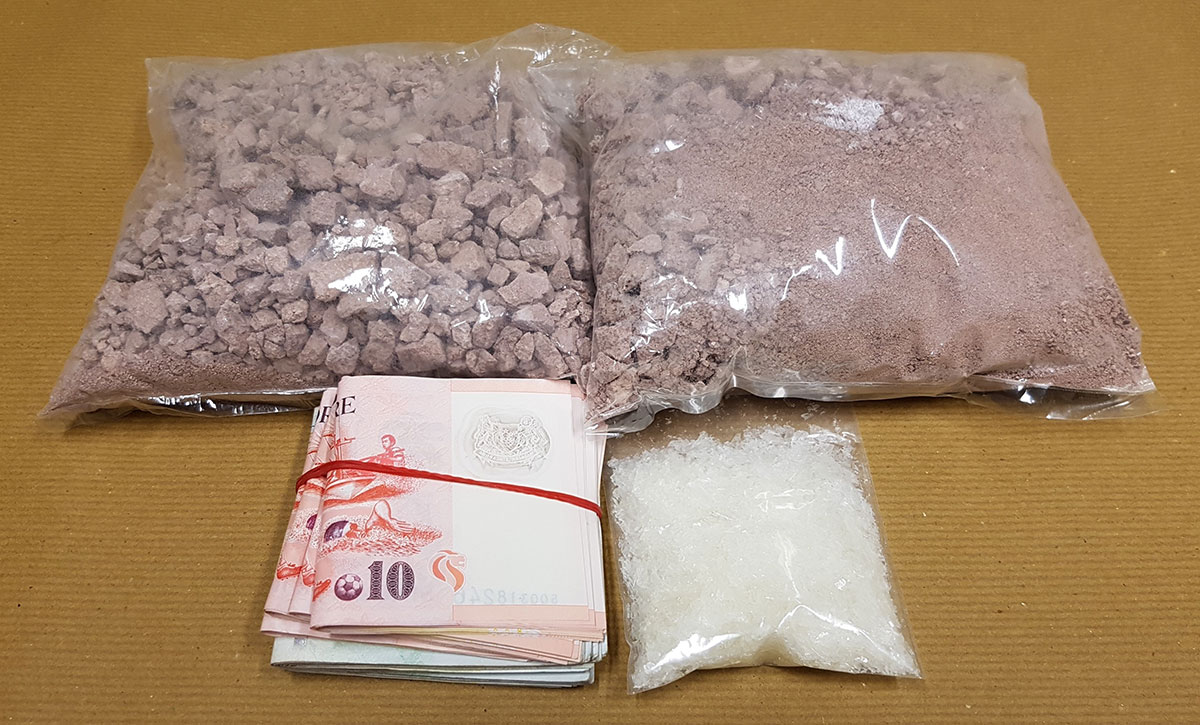 Heroin Ice and cash seized in CNB operation