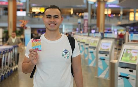 Our officers and students in Orchard and Changi Airport as part of the island-wide distribution