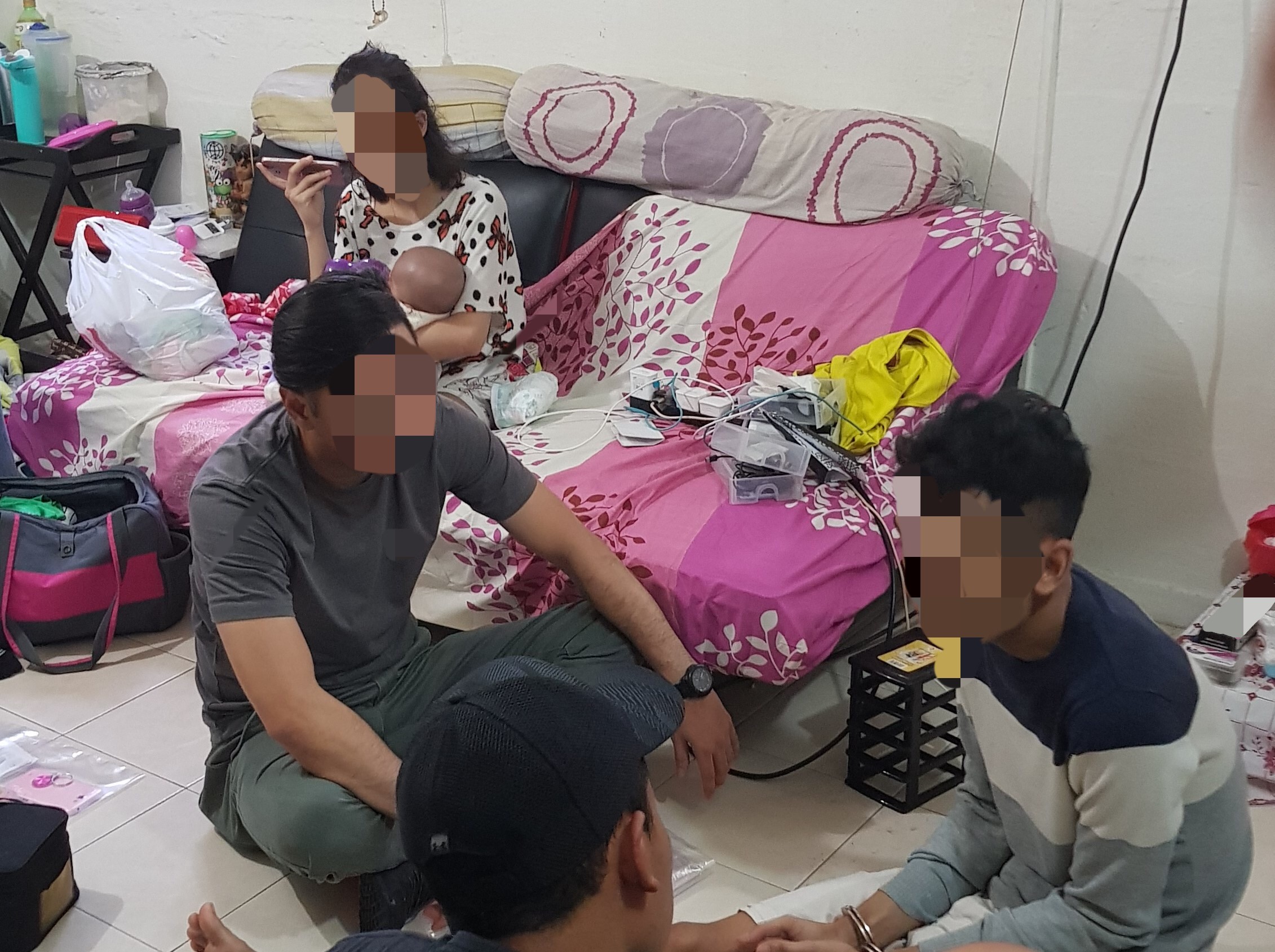 Three month old baby found with suspected drug offenders on 29 Aug 18