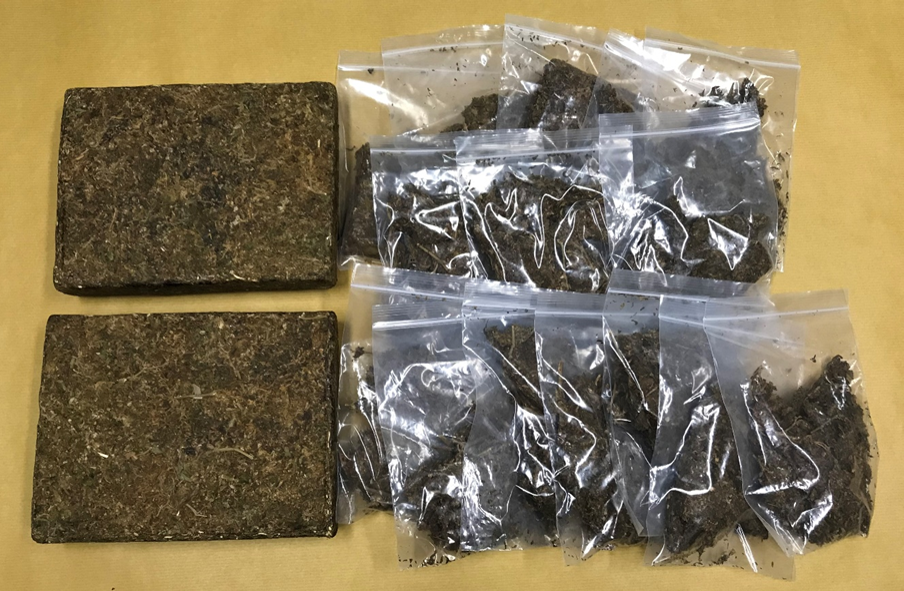 Photo-1 (CNB): Cannabis seized in CNB operation on 11 July 2018.