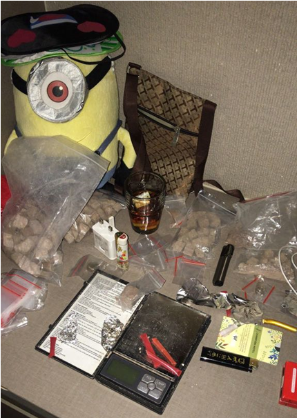 Photo-1: Heroin packed in large and small plastic bags, digital weighing scale and cut straws containing heroin, found in the hotel room where a 51-year-old suspected drug trafficker was hiding out at Joo Chiat, in CNB operation on 27 February 2018. Photo-1: Heroin packed in large and small plastic bags, digital weighing scale and cut straws containing heroin, found in the hotel room where a 51-year-old suspected drug trafficker was hiding out at Joo Chiat, in CNB operation on 27 February 2018.