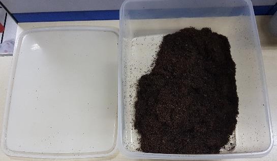 NR 8 Jan 18a Photo 1: Vegetable matter believed to be tobacco stained with new psychoactive substance seized from the hotel room