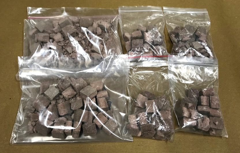 Photo 1 (CNB): Heroin seized in CNB operation on 19 March 2018. 