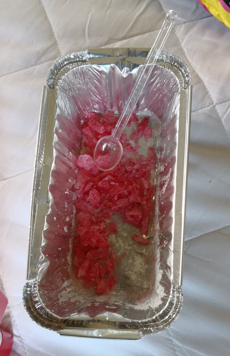 Photo 3: Red-coloured "Ice" seized on 6 March 2018