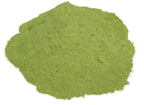 Green powdered leaf extract of Mitrogyna Speciosa Green powdered leaf extract of Mitrogyna Speciosa