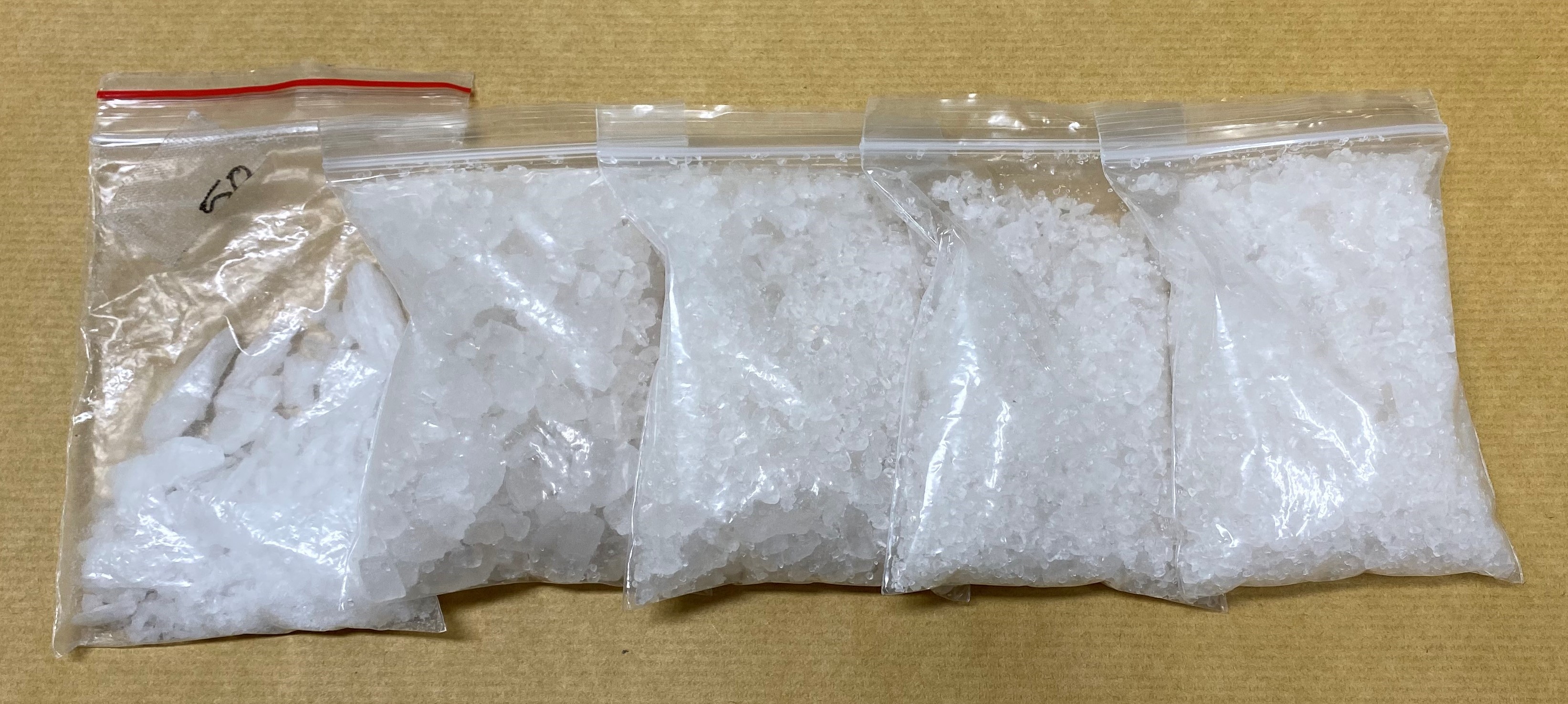 Photo-2 (CNB): ‘Ice’ seized in a case on 21 November 2019.
