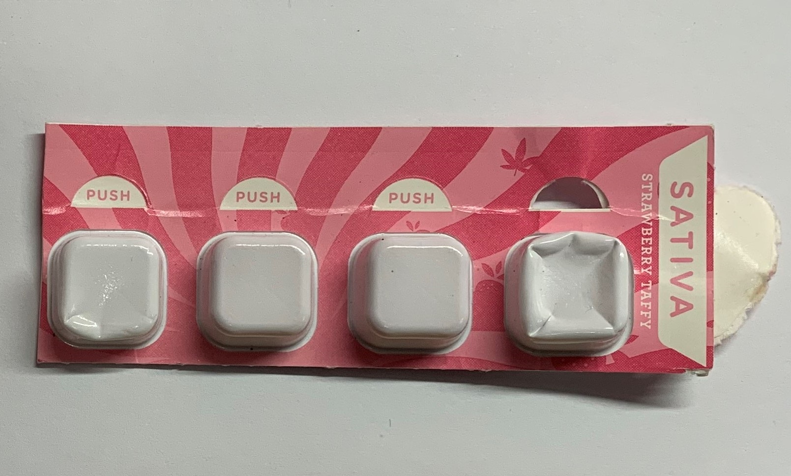 Photo 1 & 2 (CNB): Chocolate and strawberry taffies, believed to be infused with cannabis, found in CNB raid at Choa Chu Kang Loop, on 23 October 2019.