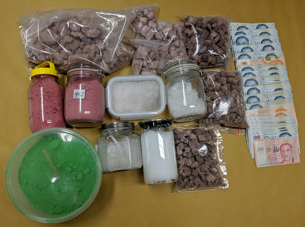 Drugs seized in case on 30 Apr 2019