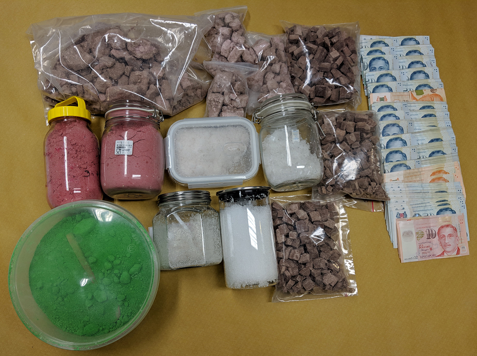 Drugs seized in case on 30 Apr 2019 Drugs seized in case on 30 Apr 2019