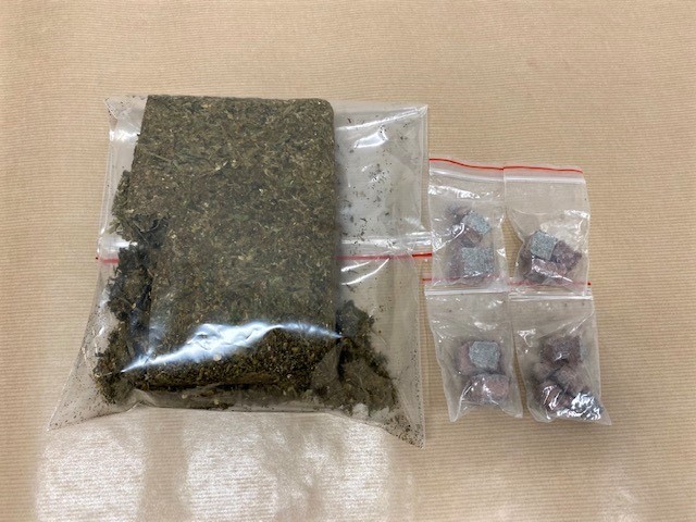 Photo 1 (CNB): Heroin and cannabis seized in the vicinity of Jalan Bukit Merah in a CNB operation on 2 March 2021. <img class=