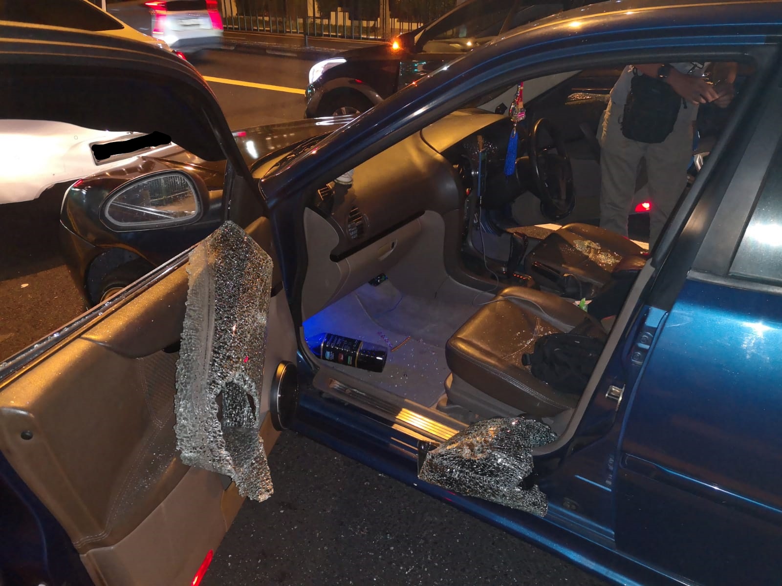 Photo-1 (CNB): Interior of Malaysia-registered car intercepted in CNB operation on 25 February 2020