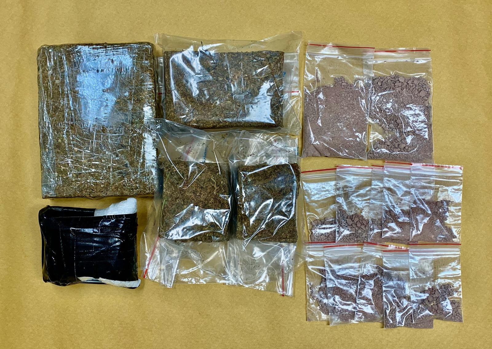 Photo 3 (CNB) – A total of about 550g of ‘Ice’, about 291g of heroin, and about 2kg of cannabis were seized from the operations in the vicinity of Ang Mo Kio Ave 5, Ang Mo Kio Ave 10, and Bukit Panjang Ring Road.