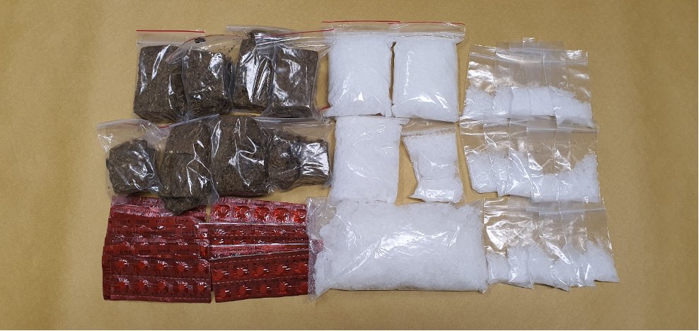 LARGE ASSORTMENT OF DRUGS SEIZED, including 3kg of ‘ice’; 11 ARRESTED FOR SUSPECTED DRUG ACTIVITIES